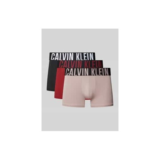Obcisłe bokserki z elastycznym paskiem z logo w zestawie 3 szt. ze sklepu Peek&Cloppenburg  w kategorii Majtki męskie - zdjęcie 177858716