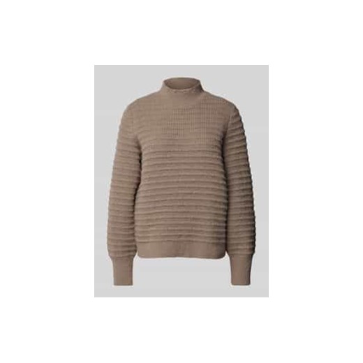 Sweter z dzianiny ze stójką model ‘TERRA’ ze sklepu Peek&Cloppenburg  w kategorii Swetry damskie - zdjęcie 177858847