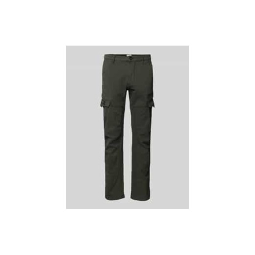 Spodnie cargo o kroju slim fit z wpuszczanymi kieszeniami ze sklepu Peek&Cloppenburg  w kategorii Spodnie męskie - zdjęcie 177858886