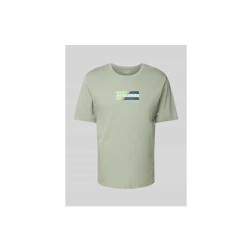 T-shirt z nadrukiem z logo model ‘CORP’ Jack & Jones L Peek&Cloppenburg