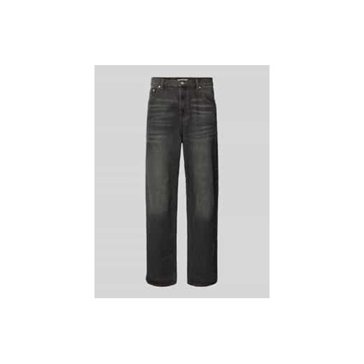 Jeansy o kroju baggy fit z 5 kieszeniami i dodatkiem wiskozy ze sklepu Peek&Cloppenburg  w kategorii Jeansy męskie - zdjęcie 177859265