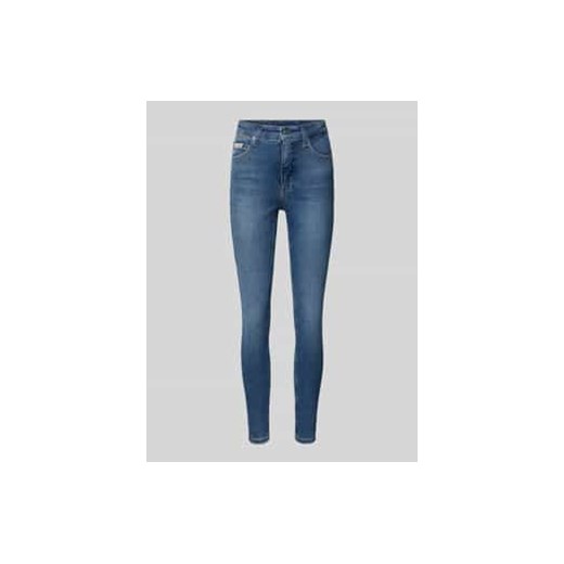 Jeansy o kroju super skinny fit z 5 kieszeniami ze sklepu Peek&Cloppenburg  w kategorii Jeansy damskie - zdjęcie 177859387