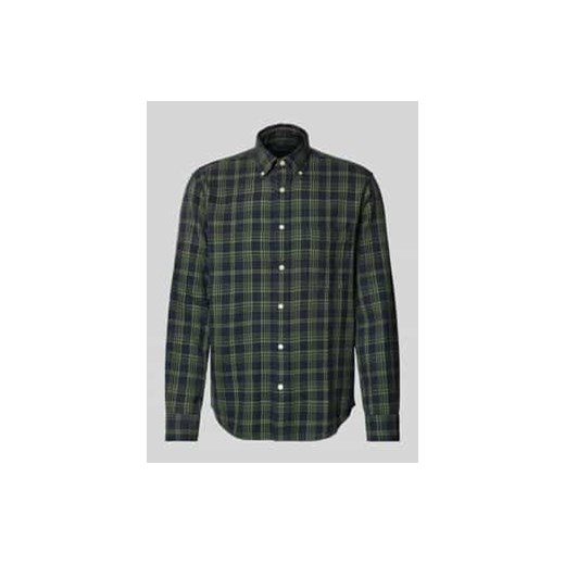 Koszula flanelowa o kroju regular fit z bawełny ekologicznej ze sklepu Peek&Cloppenburg  w kategorii Koszule męskie - zdjęcie 177859449