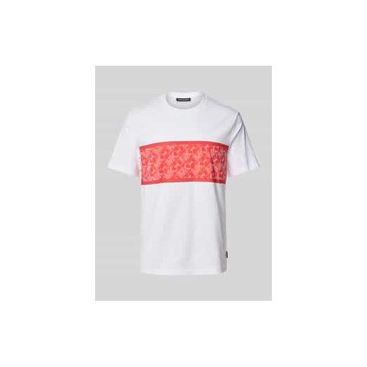 T-shirt z nadrukiem z logo model ‘EMPIRE STRIPE’ ze sklepu Peek&Cloppenburg  w kategorii T-shirty męskie - zdjęcie 177859459