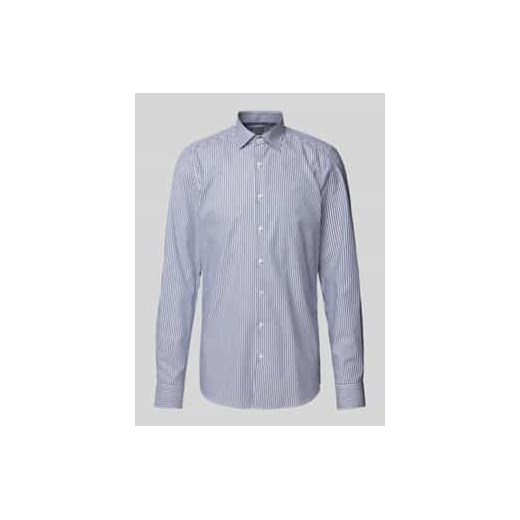 Koszula biznesowa o kroju body fit z kołnierzykiem typu kent  model ‘New York'’ ze sklepu Peek&Cloppenburg  w kategorii Koszule męskie - zdjęcie 177859507
