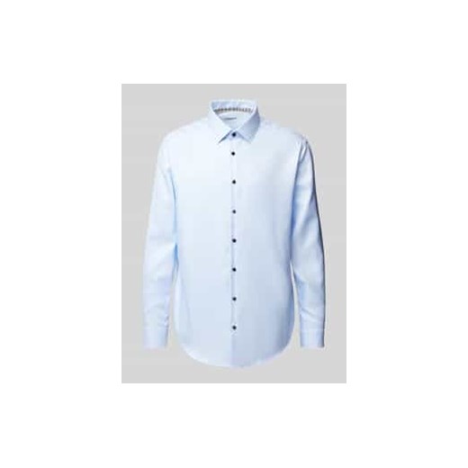 Koszula biznesowa o kroju regular fit z kołnierzykiem typu kent ze sklepu Peek&Cloppenburg  w kategorii Koszule męskie - zdjęcie 177859818
