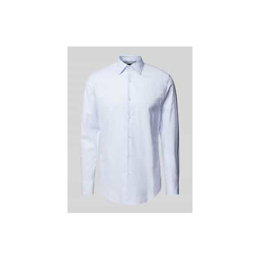 Koszula biznesowa o kroju slim fit z kołnierzykiem typu kent model ‘Hank’ ze sklepu Peek&Cloppenburg  w kategorii Koszule męskie - zdjęcie 177859825