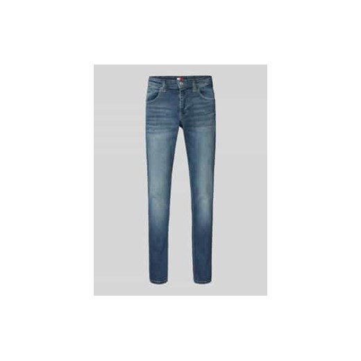 Jeansy z wyhaftowanym logo model ‘SCANTON’ ze sklepu Peek&Cloppenburg  w kategorii Jeansy męskie - zdjęcie 177859847
