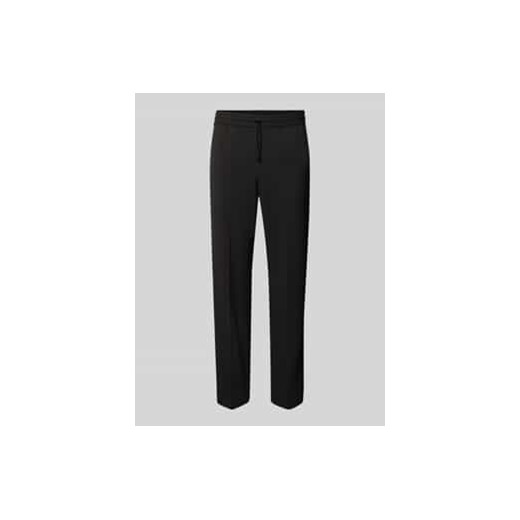 Spodnie o kroju relaxed fit z wiskozy z tunelem ze sklepu Peek&Cloppenburg  w kategorii Spodnie męskie - zdjęcie 177859938