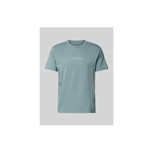 T-shirt z nadrukiem z logo ze sklepu Peek&Cloppenburg  w kategorii T-shirty męskie - zdjęcie 177859975