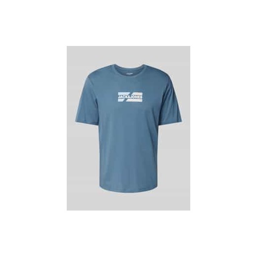T-shirt z nadrukiem z logo model ‘CORP’ ze sklepu Peek&Cloppenburg  w kategorii T-shirty męskie - zdjęcie 177860117