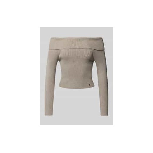 Sweter z dzianiny z odkrytymi ramionami model ‘NINA’ ze sklepu Peek&Cloppenburg  w kategorii Swetry damskie - zdjęcie 177860147