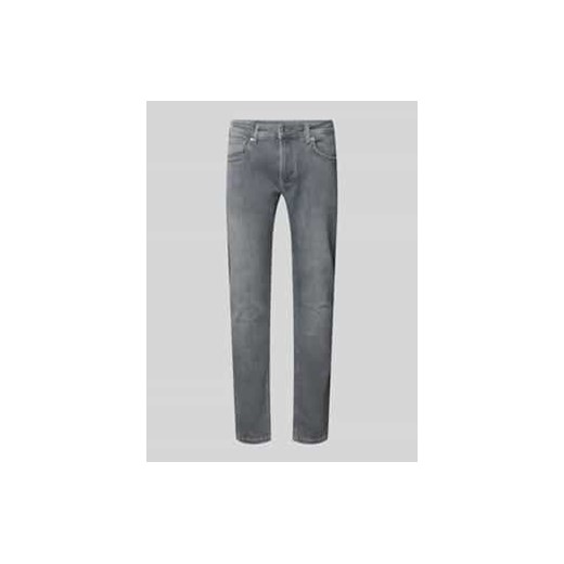 Jeansy o kroju tapered fit z 5 kieszeniami ze sklepu Peek&Cloppenburg  w kategorii Jeansy męskie - zdjęcie 177860368
