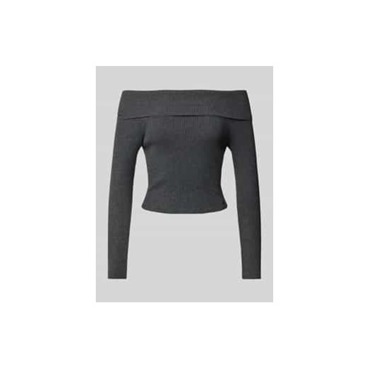 Sweter z dzianiny z odkrytymi ramionami model ‘NINA’ ze sklepu Peek&Cloppenburg  w kategorii Swetry damskie - zdjęcie 177860445