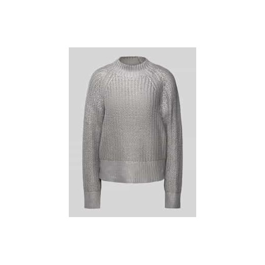 Sweter z dzianiny z prążkowanymi wykończeniami model ‘MARISSI’ ze sklepu Peek&Cloppenburg  w kategorii Swetry damskie - zdjęcie 177860549