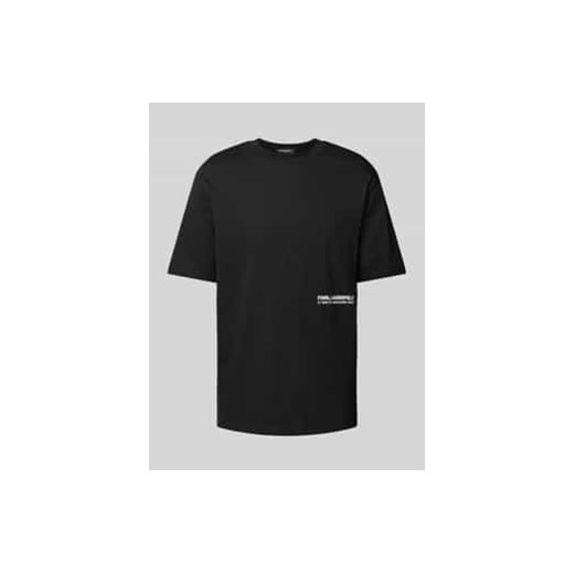 T-shirt z nadrukiem z logo ze sklepu Peek&Cloppenburg  w kategorii T-shirty męskie - zdjęcie 177860827