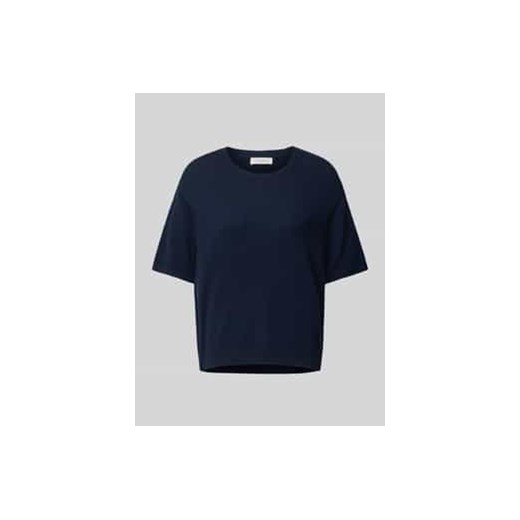 Sweter z dzianiny z prążkowanymi wykończeniami ze sklepu Peek&Cloppenburg  w kategorii Swetry damskie - zdjęcie 177860957
