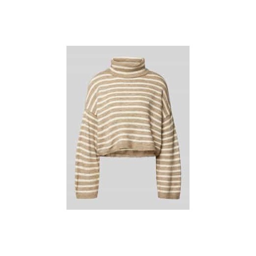 Sweter krótki z dzianiny z golfem model ‘TALIO’ ze sklepu Peek&Cloppenburg  w kategorii Swetry damskie - zdjęcie 177861017