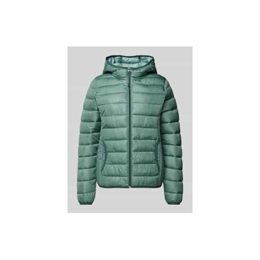 Kurtka pikowana z kapturem ze sklepu Peek&Cloppenburg  w kategorii Kurtki damskie - zdjęcie 177861115
