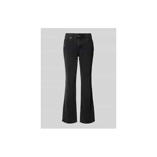 Jeansy o kroju straight fit z wysokim stanem i nitami model ‘FILIPPA’ ze sklepu Peek&Cloppenburg  w kategorii Jeansy damskie - zdjęcie 177861245