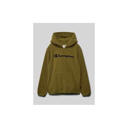 Bluza z kapturem z wyhaftowanym logo ze sklepu Peek&Cloppenburg  w kategorii Bluzy chłopięce - zdjęcie 177861337