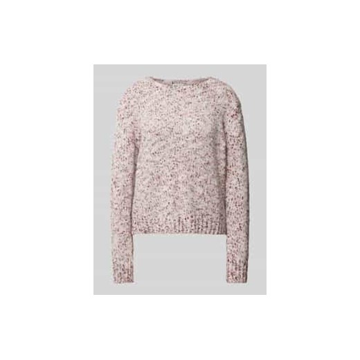 Sweter z miękkiej dzianiny z okrągłym dekoltem ze sklepu Peek&Cloppenburg  w kategorii Swetry damskie - zdjęcie 177861479