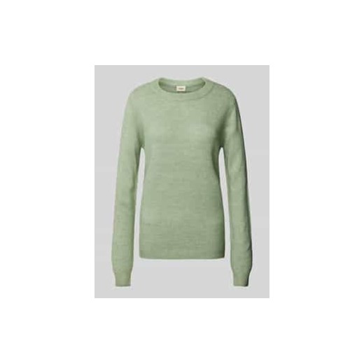 Sweter z dzianiny z okrągłym dekoltem model ‘Rellis’ ze sklepu Peek&Cloppenburg  w kategorii Swetry damskie - zdjęcie 177861538