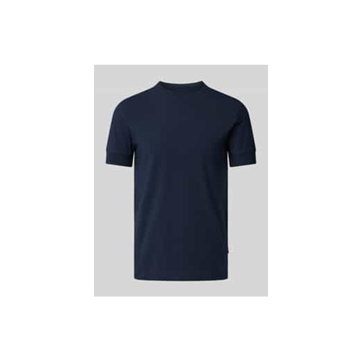 T-shirt z prążkowanymi wykończeniami ze sklepu Peek&Cloppenburg  w kategorii T-shirty męskie - zdjęcie 177861749