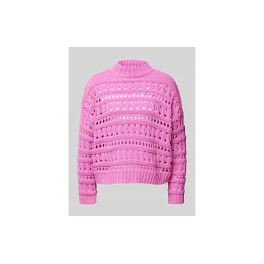 Sweter z ażurowym wzorem model ‘LEAH’ ze sklepu Peek&Cloppenburg  w kategorii Swetry damskie - zdjęcie 177862058