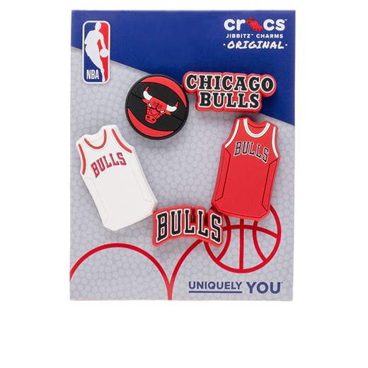 Przypinki Crocs Jibbitz NBA Chicago Bulls 5P 10011280 - multikolor ze sklepu streetstyle24.pl w kategorii Przypinki - zdjęcie 177862227