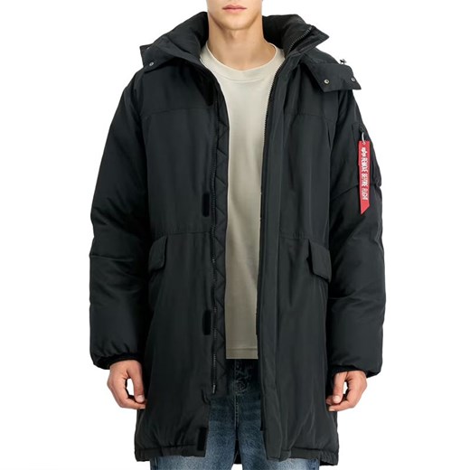 Kurtka Alpha Industries Puffer Parka 14812403 - czarna ze sklepu streetstyle24.pl w kategorii Kurtki męskie - zdjęcie 177862237