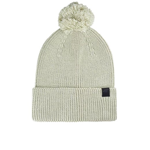 Czapka 4F WAW24ACAPU47244S - zielona ze sklepu streetstyle24.pl w kategorii Czapki zimowe męskie - zdjęcie 177862286