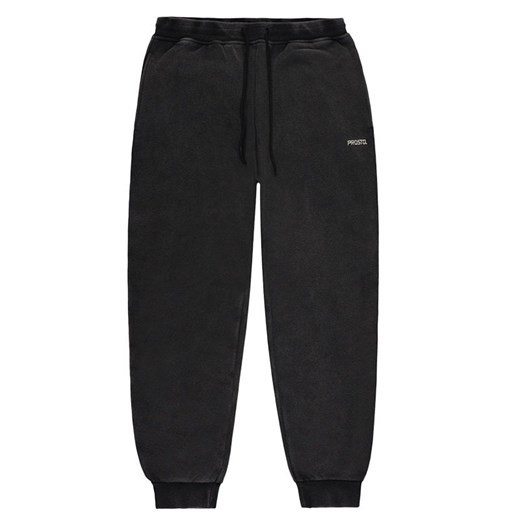 Spodnie Prosto Sweatpants Darn Washed KL242MPAN4031 - czarne ze sklepu streetstyle24.pl w kategorii Spodnie męskie - zdjęcie 177862475