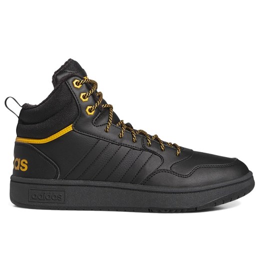Buty adidas Hoops 3.0 Mid Lifestyle Basketball Classic IG7928 - czarne ze sklepu streetstyle24.pl w kategorii Buty sportowe męskie - zdjęcie 177862476