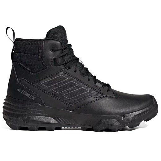 Buty adidas Terrex Unity Leather Mid Rain.Rdy Hiking IF4977 - czarne ze sklepu streetstyle24.pl w kategorii Buty sportowe męskie - zdjęcie 177862478