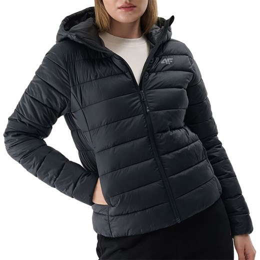 Kurtka 4F WAW24TDJAF46820S - czarna ze sklepu streetstyle24.pl w kategorii Kurtki damskie - zdjęcie 177862548