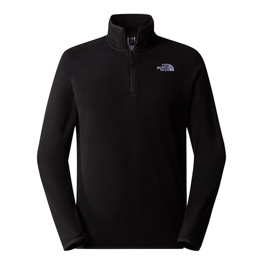 Bluza The North Face 100 Glacier 1/4 Zip Fleece 0A855W4H01 - czarna ze sklepu streetstyle24.pl w kategorii Bluzy męskie - zdjęcie 177862658