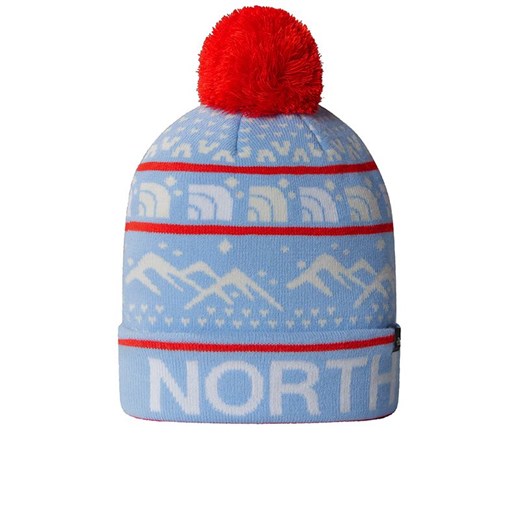 Czapka The North Face Ski Tuke Beanie 0A4SIE8XO1 - niebieska ze sklepu streetstyle24.pl w kategorii Czapki zimowe damskie - zdjęcie 177862685