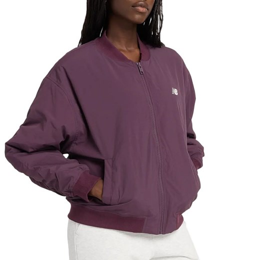 Kurtka New Balance WJ43511PLN - fioletowa ze sklepu streetstyle24.pl w kategorii Kurtki damskie - zdjęcie 177862727