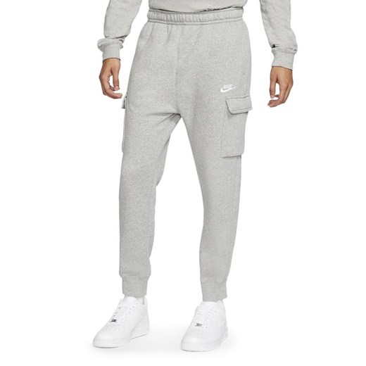 Spodnie Nike Sportswear Club Fleece CD3129-063 - szare ze sklepu streetstyle24.pl w kategorii Spodnie męskie - zdjęcie 177862745