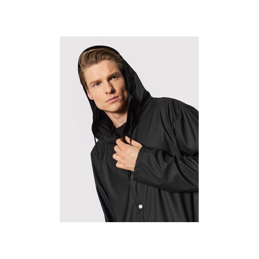 Rains Kurtka przeciwdeszczowa Unisex 12010 Czarny Regular Fit Rains M MODIVO