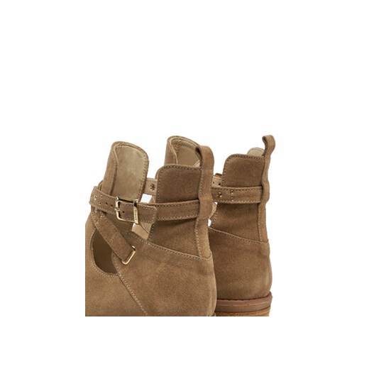 TWINSET Botki 251GCJ030 Beżowy Twinset 36 MODIVO