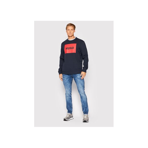 Hugo Bluza Duragol222 50467944 Granatowy Regular Fit S MODIVO