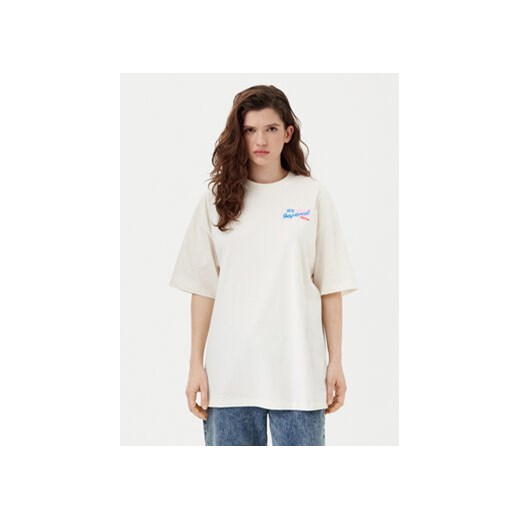 HUGO T-Shirt 50533976 Biały Oversize XL MODIVO