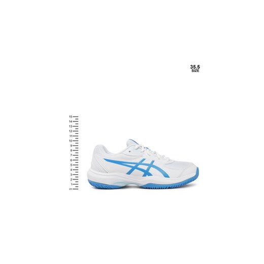 Asics Buty do tenisa Gel-Game Gs 1044A083 Biały 38 MODIVO