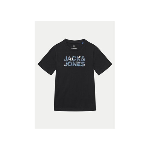 Jack&Jones Junior T-Shirt 12268854 Czarny Regular Fit ze sklepu MODIVO w kategorii T-shirty chłopięce - zdjęcie 177872649