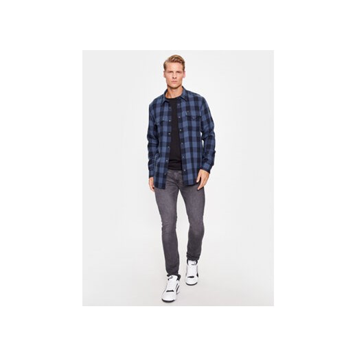 Lee Koszula jeansowa 112341777 Granatowy Regular Fit Lee M MODIVO