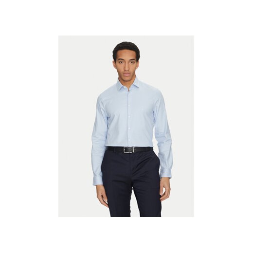 Calvin Klein Koszula K10K114310 Błękitny Slim Fit ze sklepu MODIVO w kategorii Koszule męskie - zdjęcie 177879918