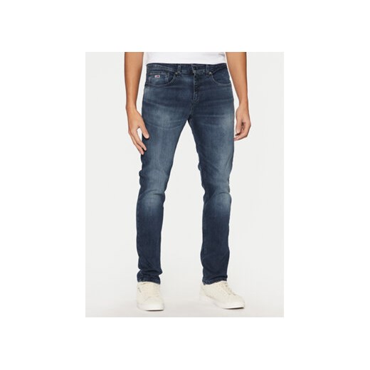 Tommy Jeans Jeansy Scanton DM0DM20550 Granatowy Slim Fit ze sklepu MODIVO w kategorii Jeansy męskie - zdjęcie 177880009