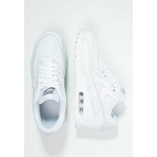 Nike Sportswear AIR MAX 90  Tenisówki i Trampki white/cool grey zalando bialy bez wzorów/nadruków